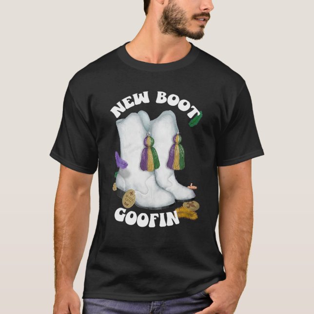 Camiseta Nuevos botes de marcha de goofin mardi gras (Anverso)