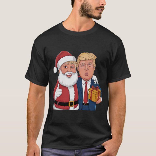 Camiseta NUEVOS Navidades de 2024 - Celebración de Trump y  (Anverso)