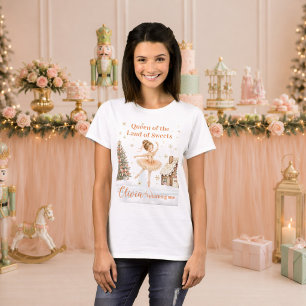Camiseta Nuez personalizada Sugar Plum Bailarina Mamá
