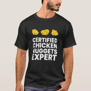 Camiseta Nugget de pollo certificado experto en nuggets