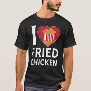 Camiseta Nugget De Pollo Me Encanta El Pollo Frito Rápido P