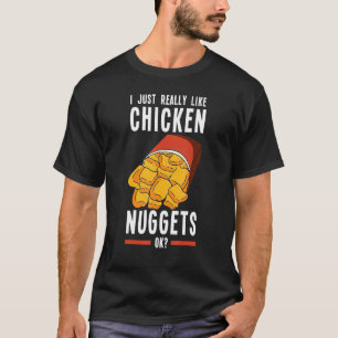 Camiseta Nugget De Pollo Me Encanta El Pollo Frito Rápido P