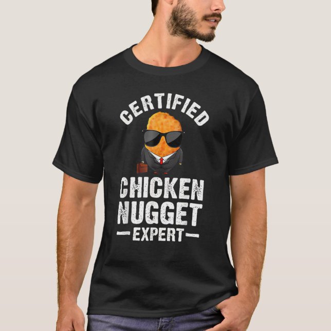 Camiseta Nugget De Pollo Me Encanta El Pollo Frito Rápido P (Anverso)