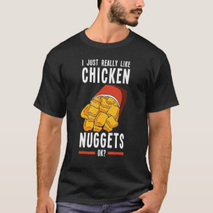 Camiseta Nugget De Pollo Me Encanta Nugget De Pollo Frito C