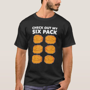 Camiseta Nugget Six Pack Nugget Nuggets De Pollo Comida Rá