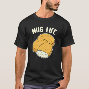Camiseta Nugget Vida Pollo Nuggets Mujeres Hombres Niños
