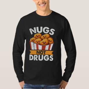 Camiseta Nuggets de pollo divertidos Amor por los nuggets C