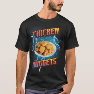 Camiseta Nuggets de pollo Graciosos Metalizado pesados, Rap
