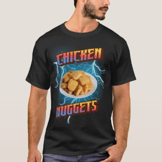 Camiseta Nuggets de pollo Graciosos Metalizado pesados, Rap