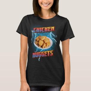 Camiseta Nuggets de pollo Graciosos Metalizado pesados, Rap