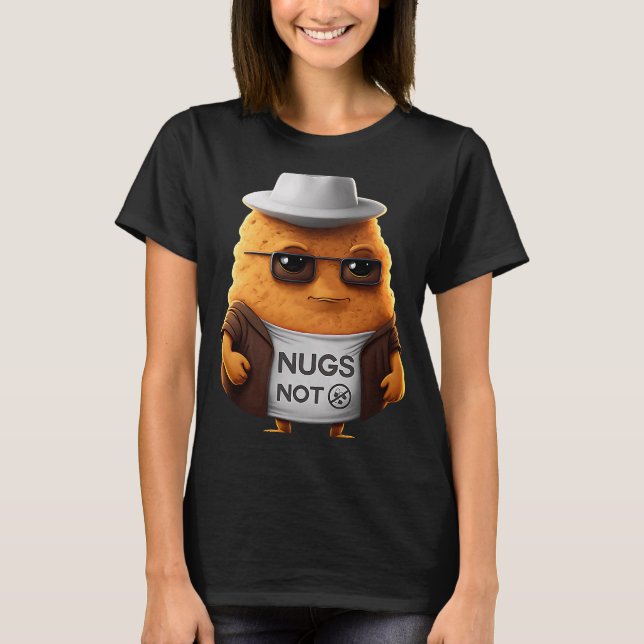 Camiseta Nuggets de pollo no (Anverso)