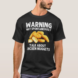 Camiseta Nuggets De Pollo Para Hombres Mujeres Comedores De