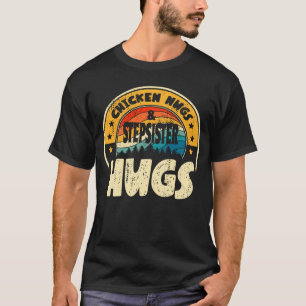 Camiseta Nuggets de pollo retro Foodies Hermanastra Abrazo