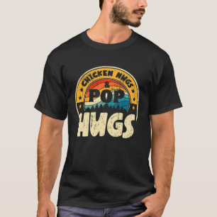 Camiseta Nuggets de Pollo Retro Foodies Pop Abrazos