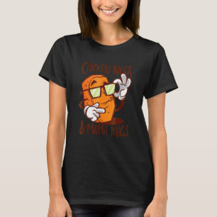 Camiseta Nuggets De Pollo Y Abrazos De Mamá Gráfico De Nugg