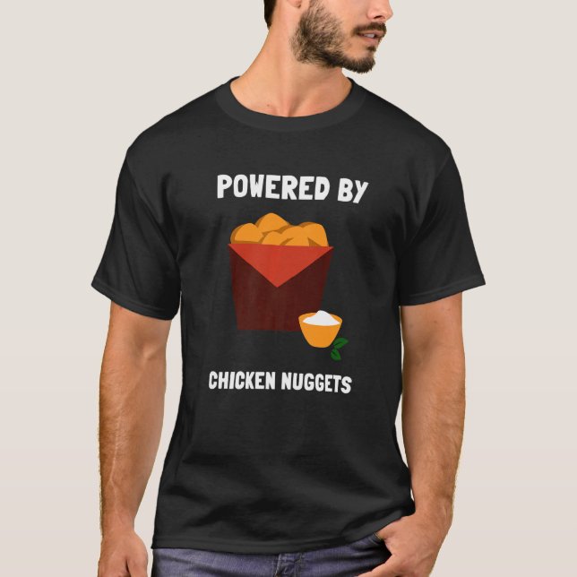 Camiseta Nuggets De Pollo Y Pollo Frito Premium (Anverso)