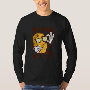 Camiseta Nugs de pollo y Mamá abrazan la comida de huevos d