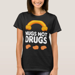 Camiseta Nugs No Drogas Disfraz de Arcoíris de Nugget de Po