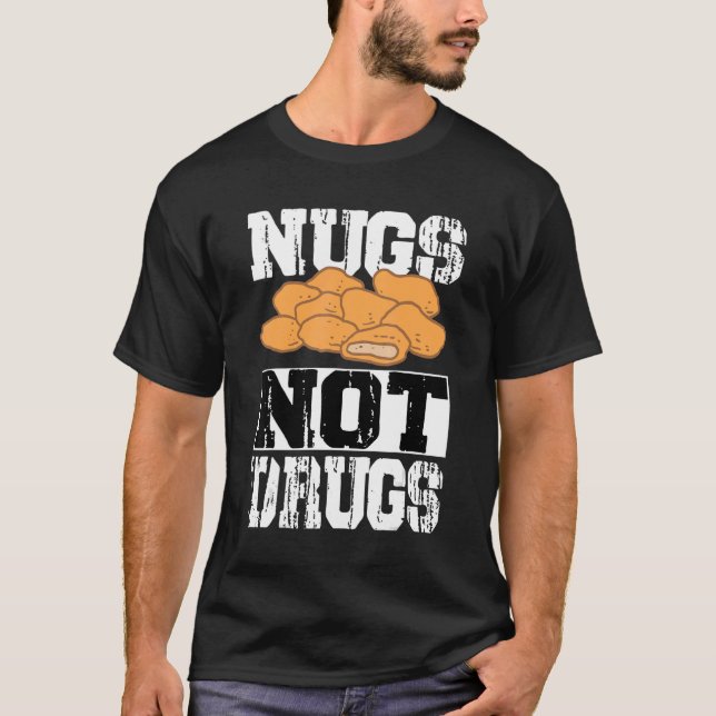 Camiseta Nugs No Drogas Pollos Disfraz De Nugget (Anverso)