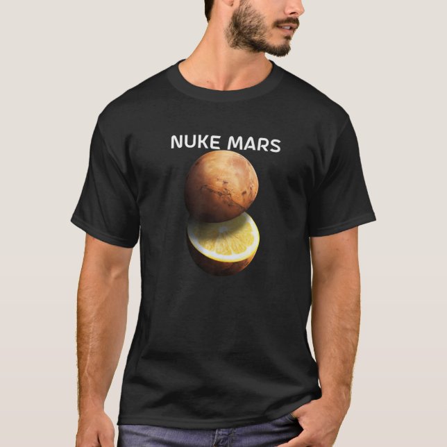 Camiseta Nuke Mars For Astronomer Red Planet  1 (Anverso)