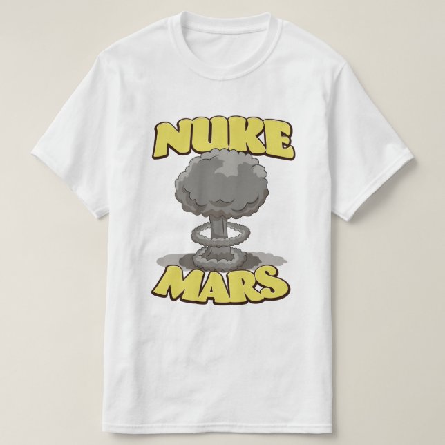 Camiseta Nuklearizar Marte (Diseño del anverso)