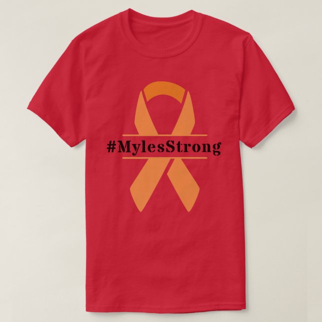 Camiseta Number6 Myles Strong Support Squad1105 (Diseño del anverso)