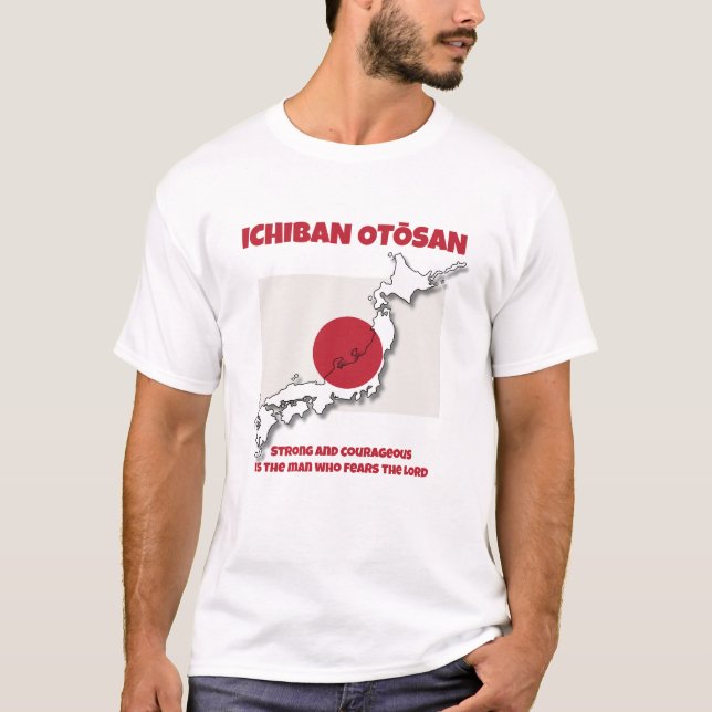 Camiseta Number 1 Ichiban Otosan JAPANESE DAD Christian (Anverso)