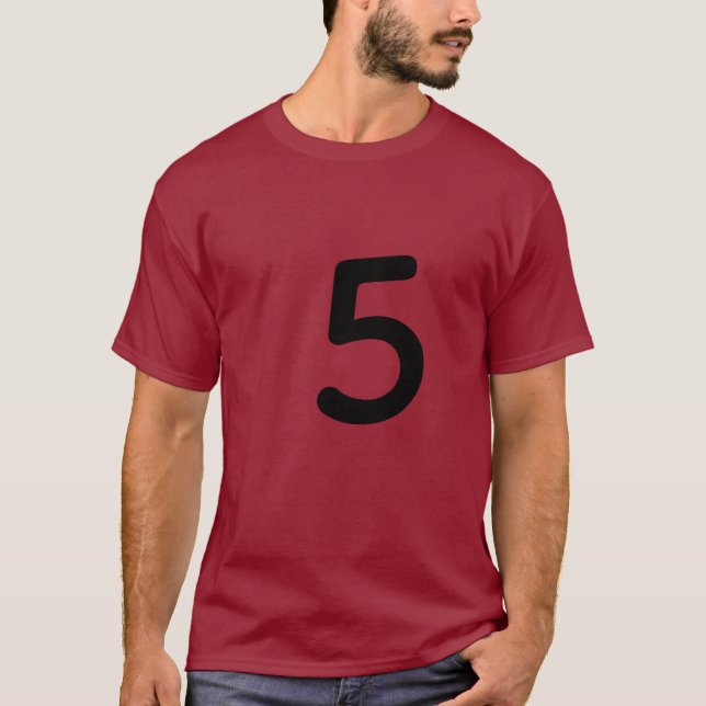CAMISETA NUMBER 5 COLLECTION (Anverso)
