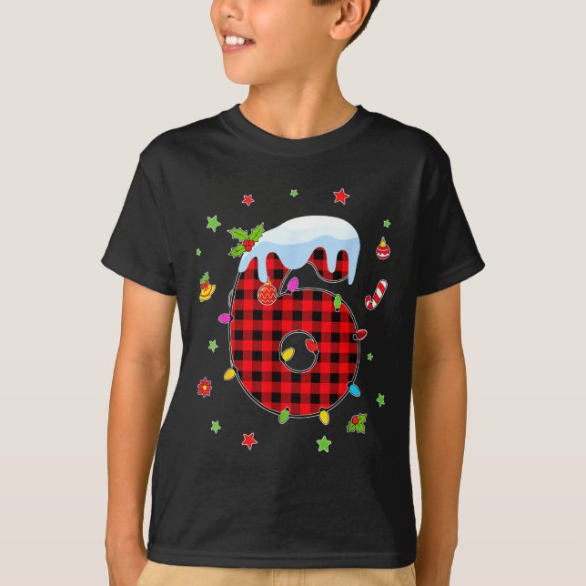 Camiseta Number 67 Matching Christmas 6 7 Six Seven 6 7 Mem (Anverso)