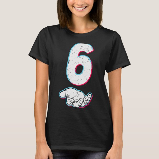 Camiseta Number 67 Matching Six Seven 6 7 Meme 6 7 Hallowee (Anverso)