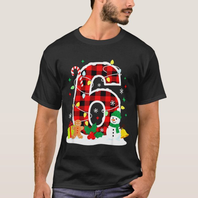 Camiseta Number 6 Funny 67 Six Seven Meme Matching Couple C (Anverso)
