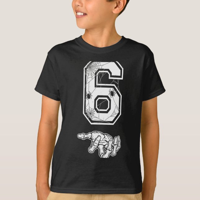 Camiseta Number 6 Matching 67 Meme Couples Halloween Costum (Anverso)