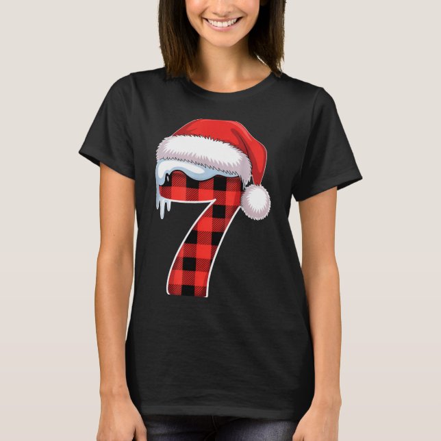 Camiseta Number 7 Matching 6 7 Meme Christmas Costume Men W (Anverso)