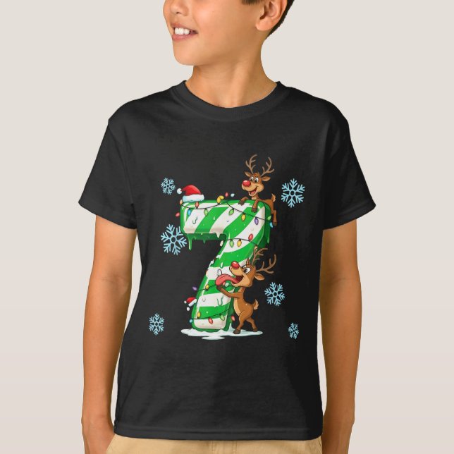 Camiseta Number 7 Six Seven Gen Z Alpha Slang Ugly Christma (Anverso)