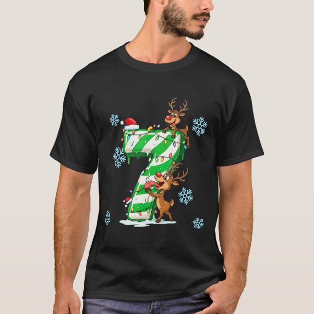 Camiseta Number 7 Six Seven Gen Z Alpha Slang Ugly Christma (Anverso)
