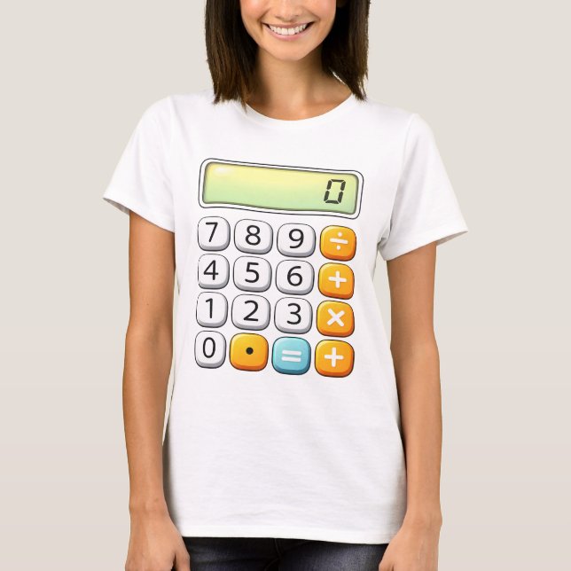 Camiseta Number Day Classic Calculator Math T Shirt (Anverso)