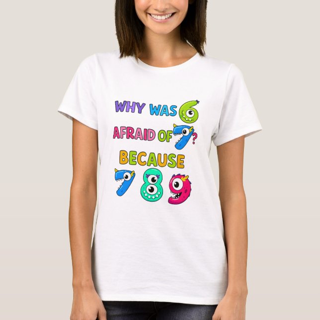 Camiseta Number Day Funny Maths 7 8 9 T Shirt for Teachers (Anverso)