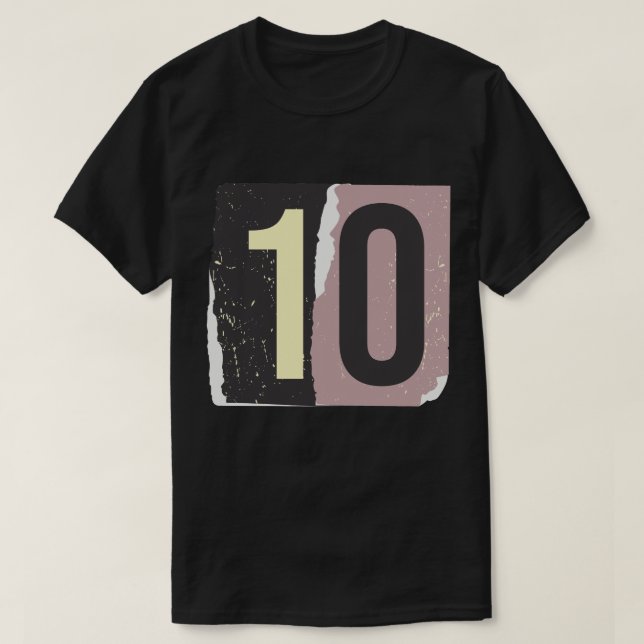 Camiseta Number Magazine Ransom 10 (Diseño del anverso)