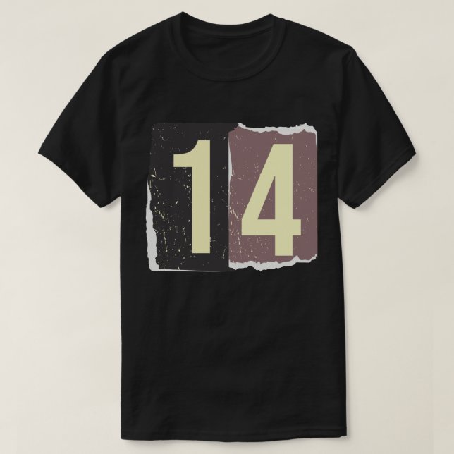 Camiseta Number Magazine Ransom 14 (Diseño del anverso)