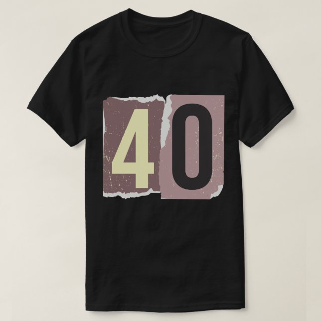 Camiseta Number Magazine Ransom 40 (Diseño del anverso)
