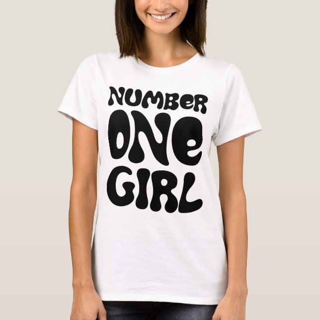 Camiseta Number One Girl T-shirt (Anverso)