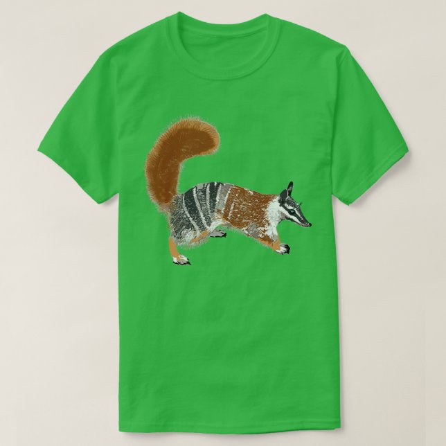 Camiseta Numeración de Myrmecobius fasciatus por Chrissy Wi (Diseño del anverso)