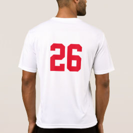 Camiseta numerada básica para los jugadores de