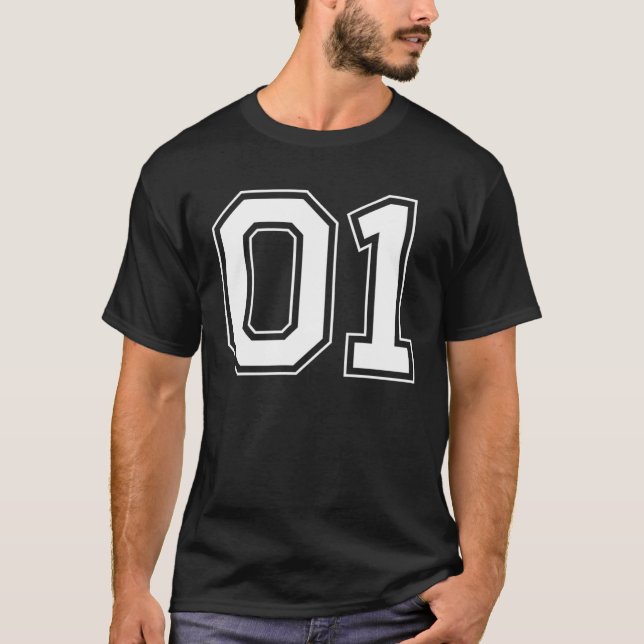 Camiseta Número 01 (Anverso)