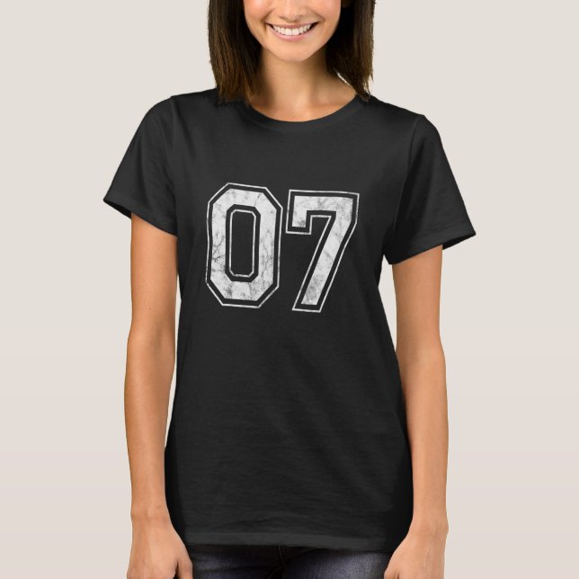 Camiseta Número 07 (Anverso)