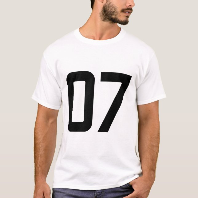 CAMISETA NÚMERO 07 (Anverso)