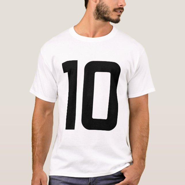 CAMISETA NÚMERO 10 (Anverso)