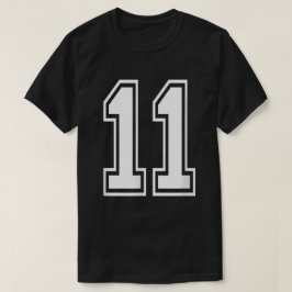 Camiseta Número 11 Equipo Deportivo Varsity 11º cumpleaños