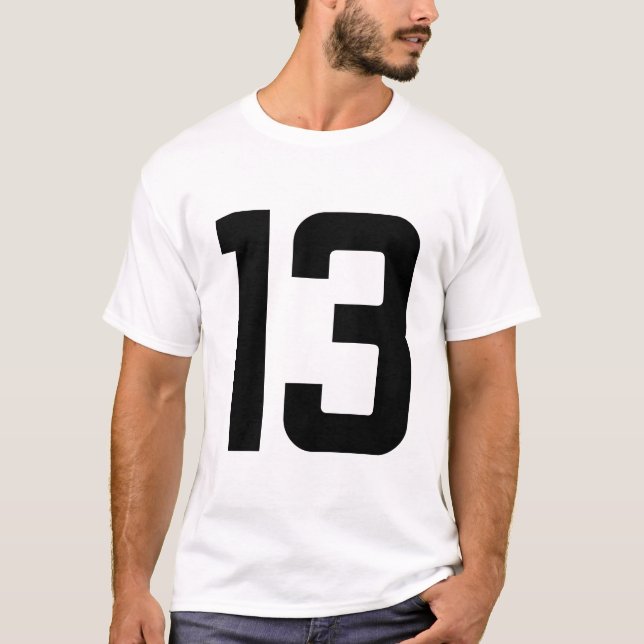 CAMISETA NÚMERO 13 (Anverso)