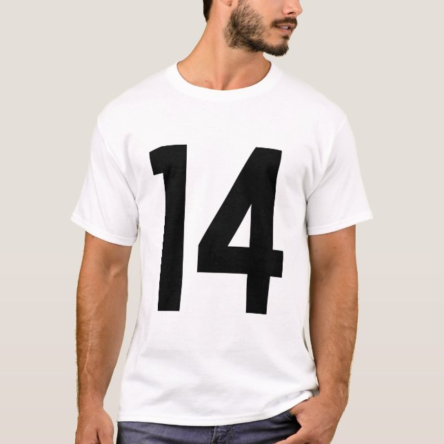 CAMISETA NÚMERO 14 (Anverso)